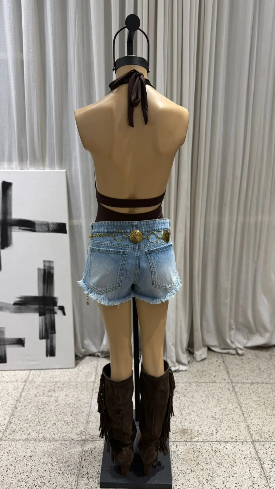 BB57 - BODY MARILYN LAZO ACCESORIO U - MICROFIBRA - Imagen 5