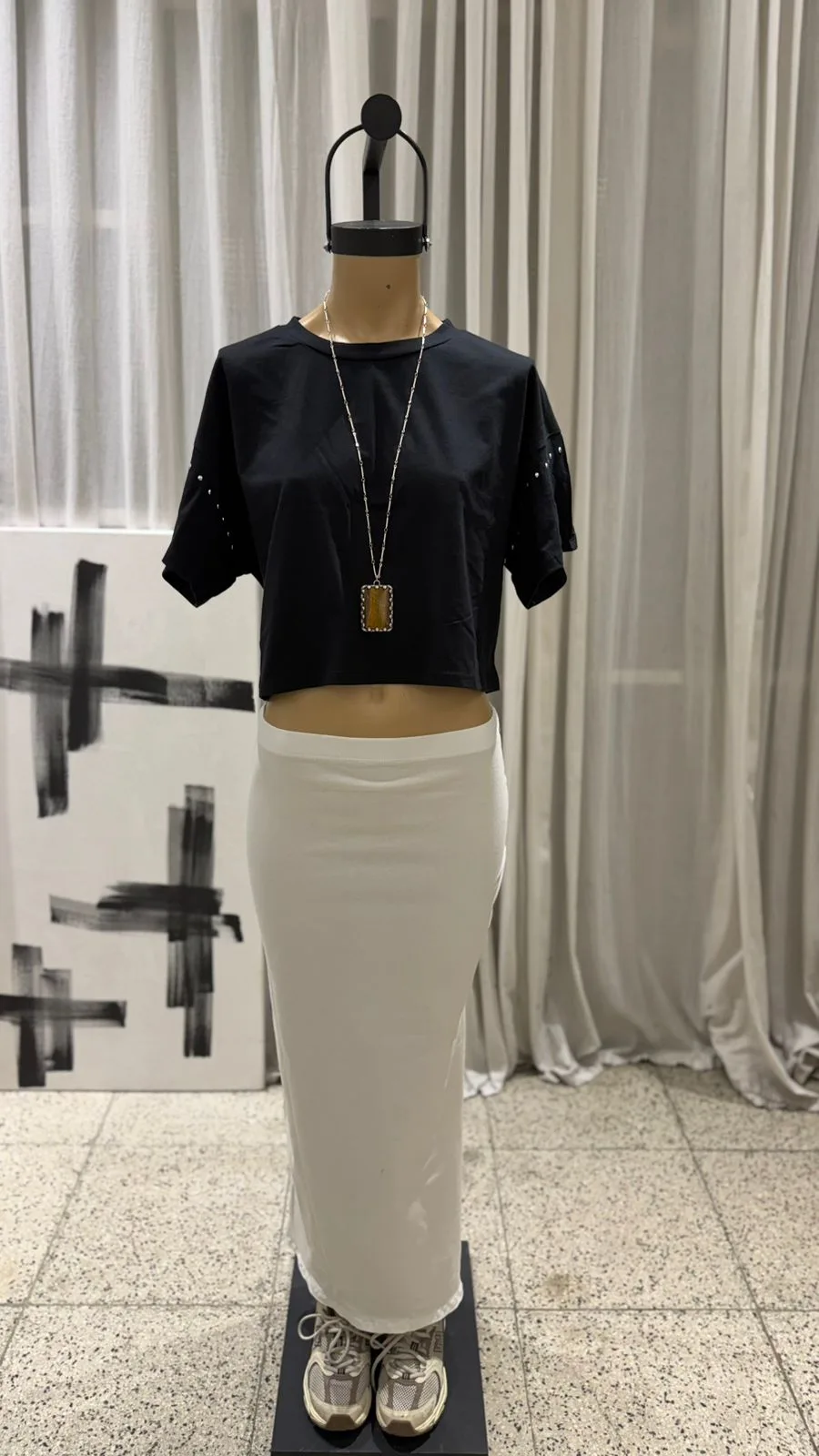 26/M01 - MAXIPOLLERA TAJO - ALGODON LYCRA - Imagen 4