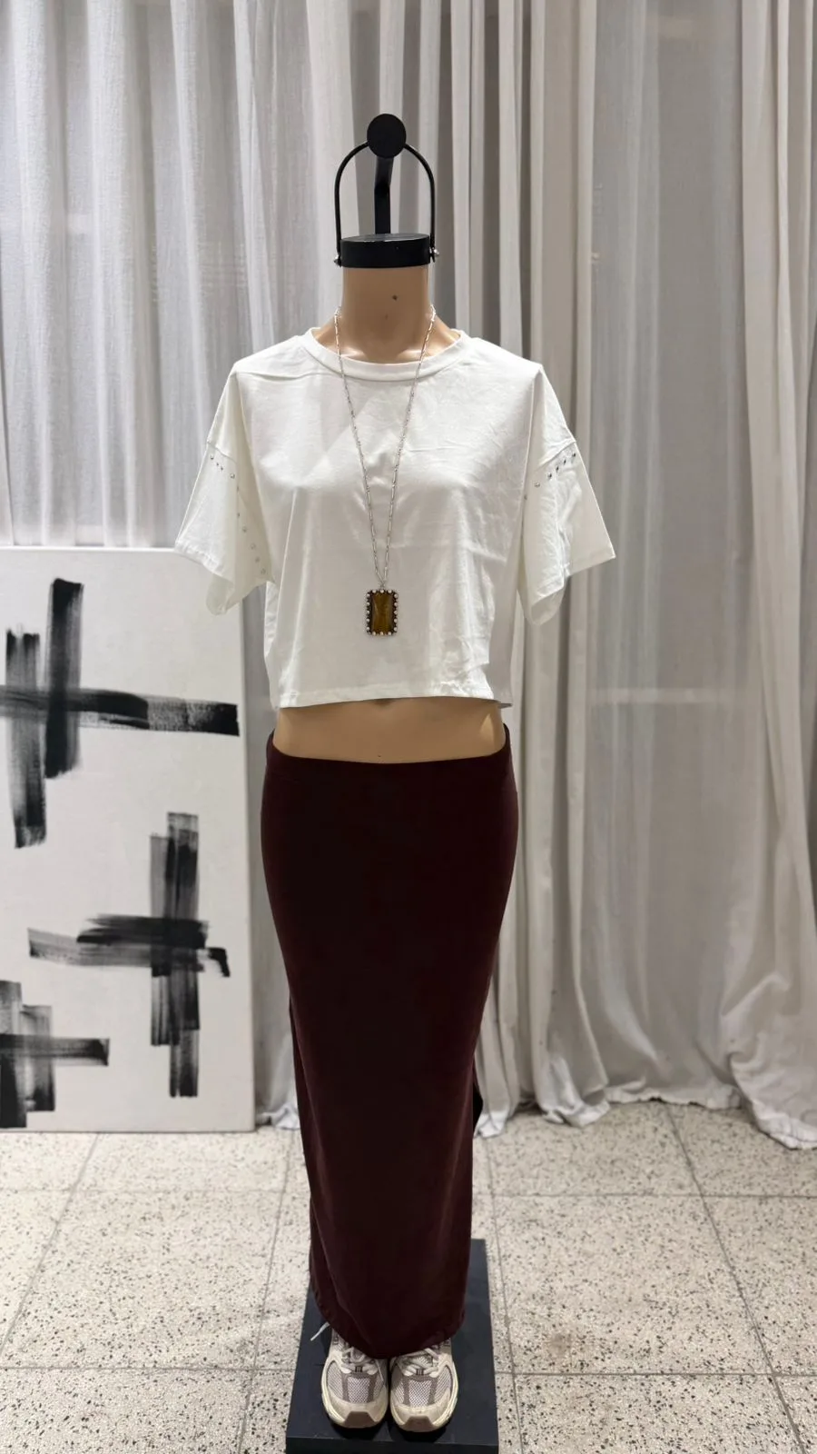 26/M01 - MAXIPOLLERA TAJO - ALGODON LYCRA - Imagen 3