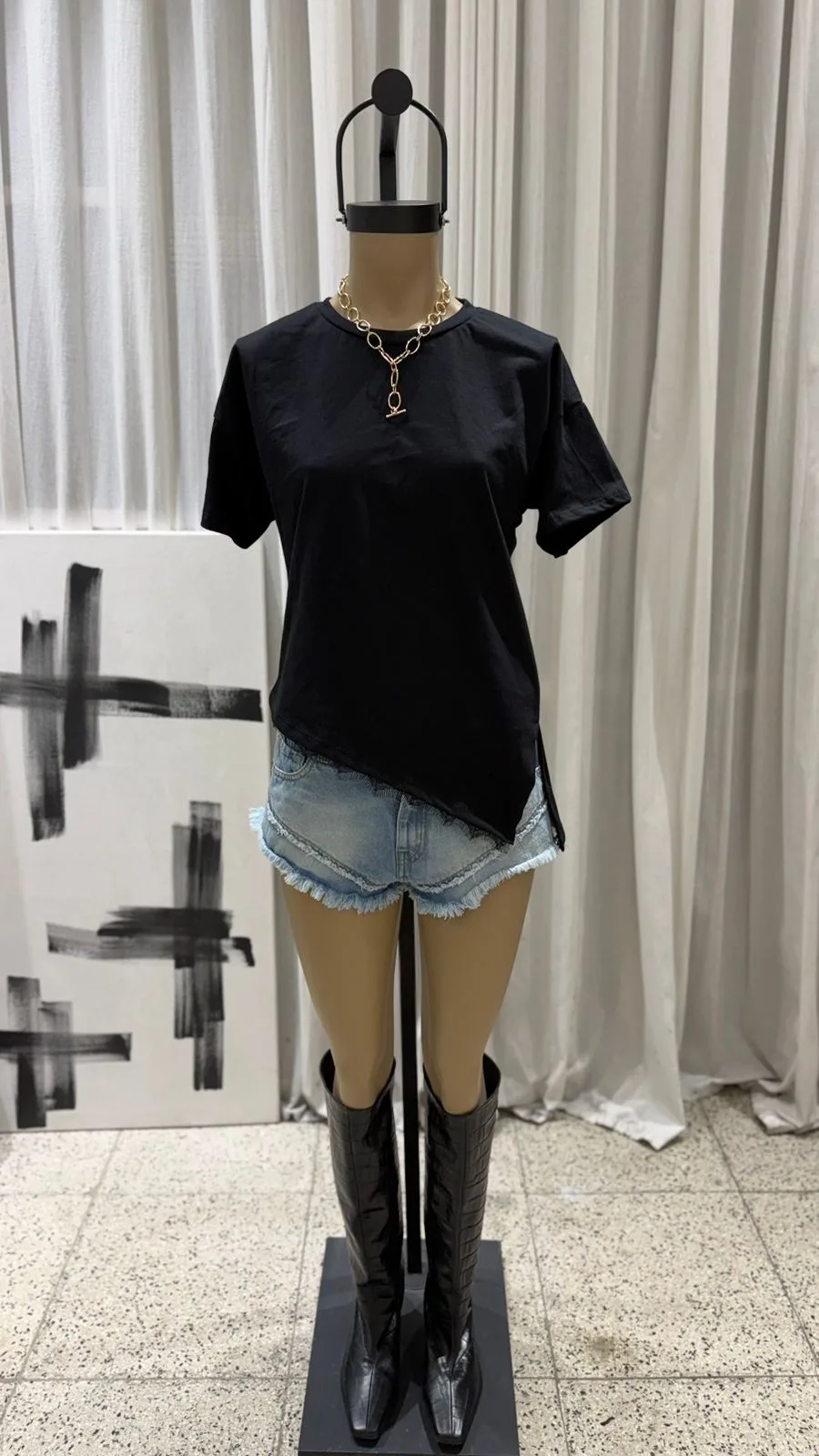 26/R05 - REMERA M/C PUNTILLA CHICA - JERSEY