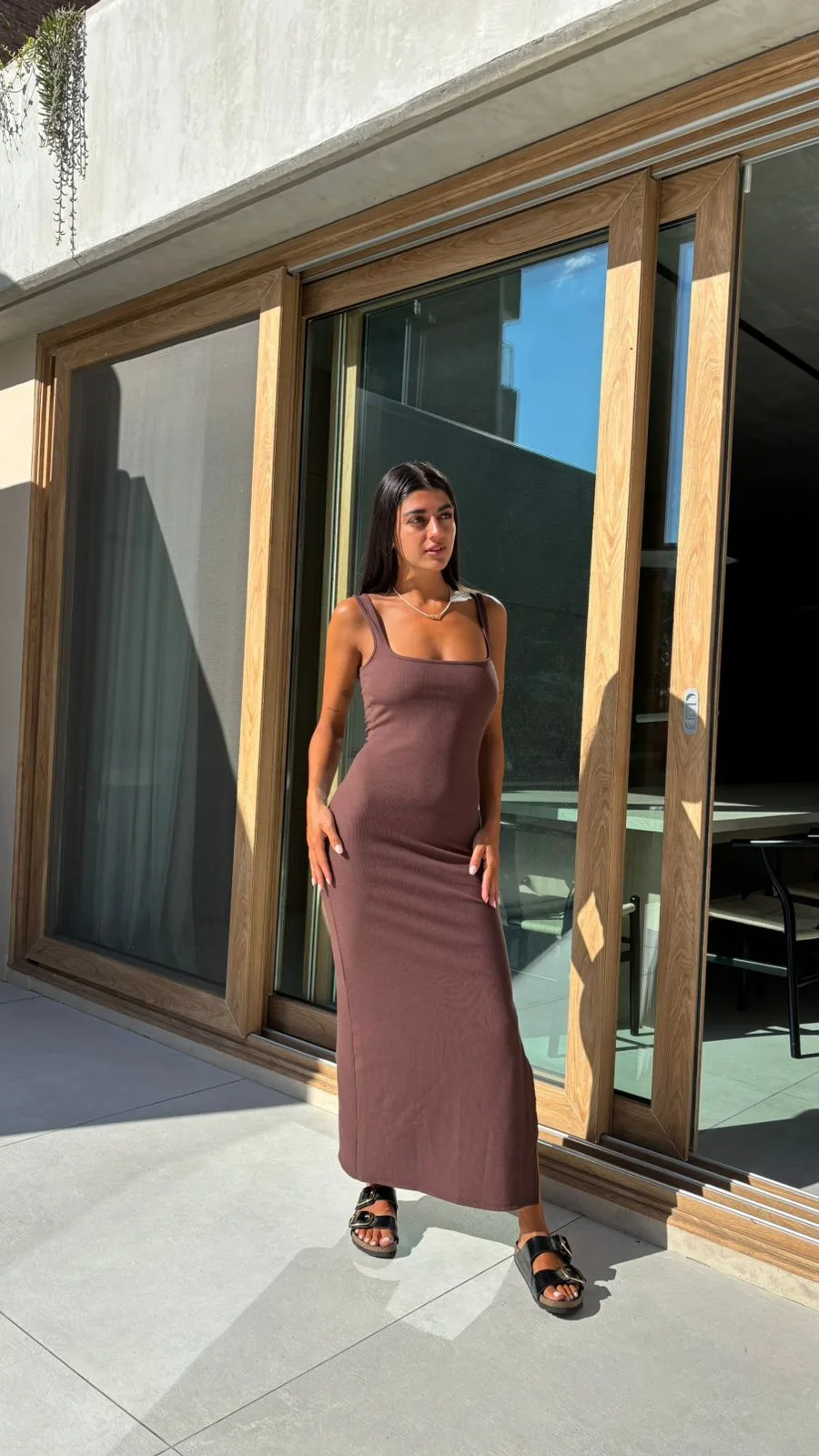 26/V07 - MAXIVESTIDO CUELLO U - MORLEY PREMIUM