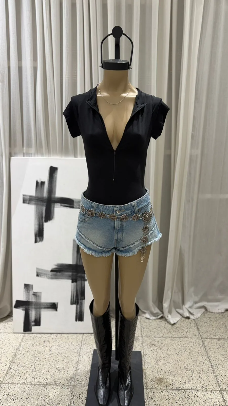 26/BB02 – BODY M/C CON CIERRE – ALGODON LYCRA