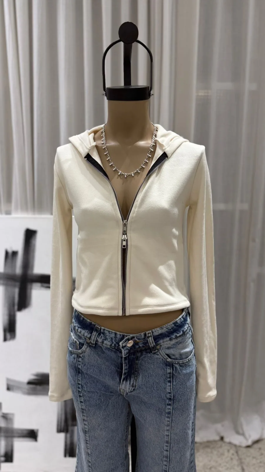 26/T29 - TOP CIERRE DOBLE CON AGUJERO P/DEDO - DARLON - Imagen 3