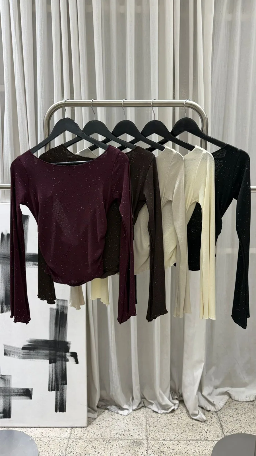 26/T36 - TOP M/L BUCHE ESPALDA - LANILLA SPARKLE - Imagen 6