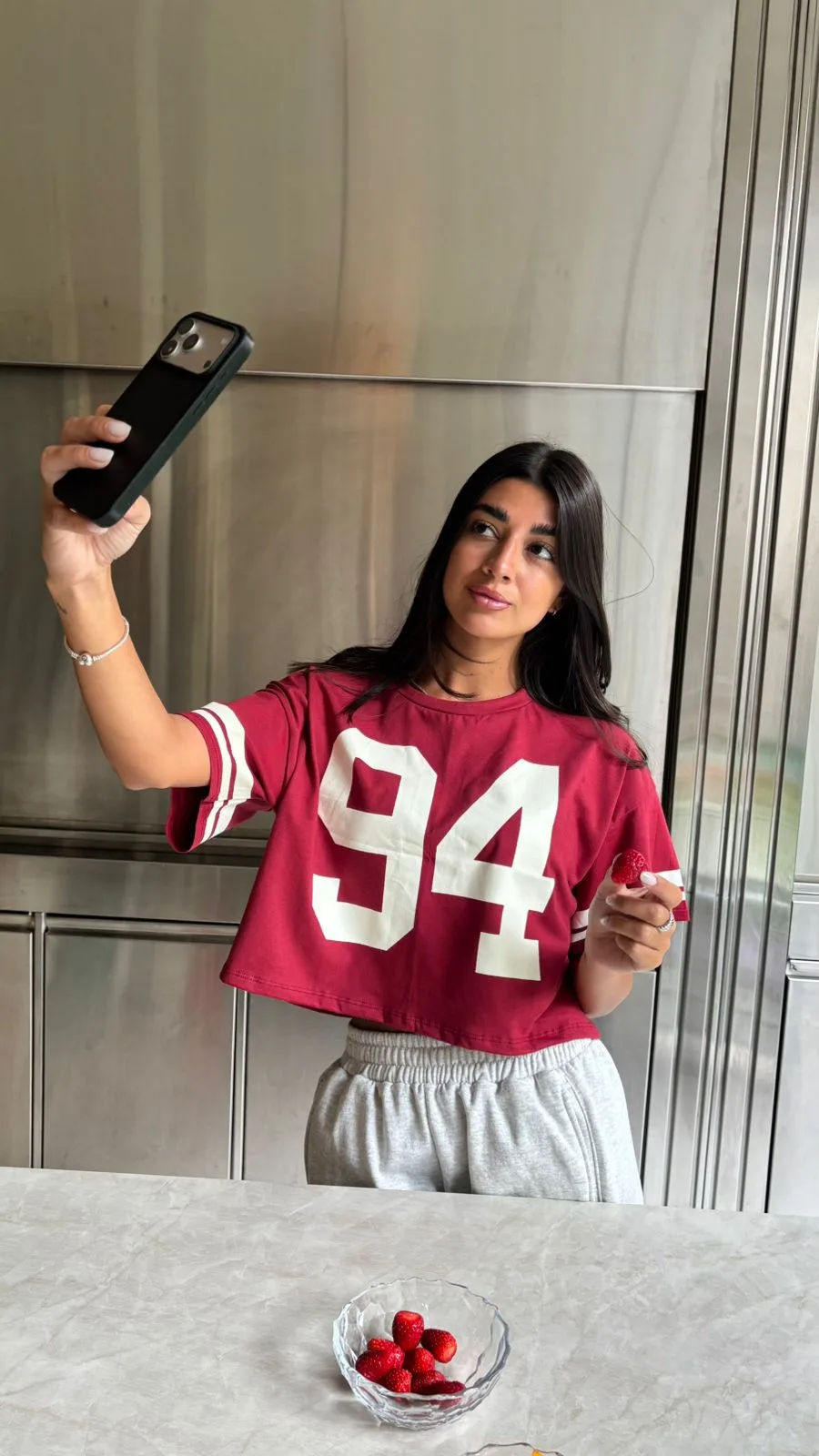 26/R14 - REMERA CROP " 94 "- JERSEY