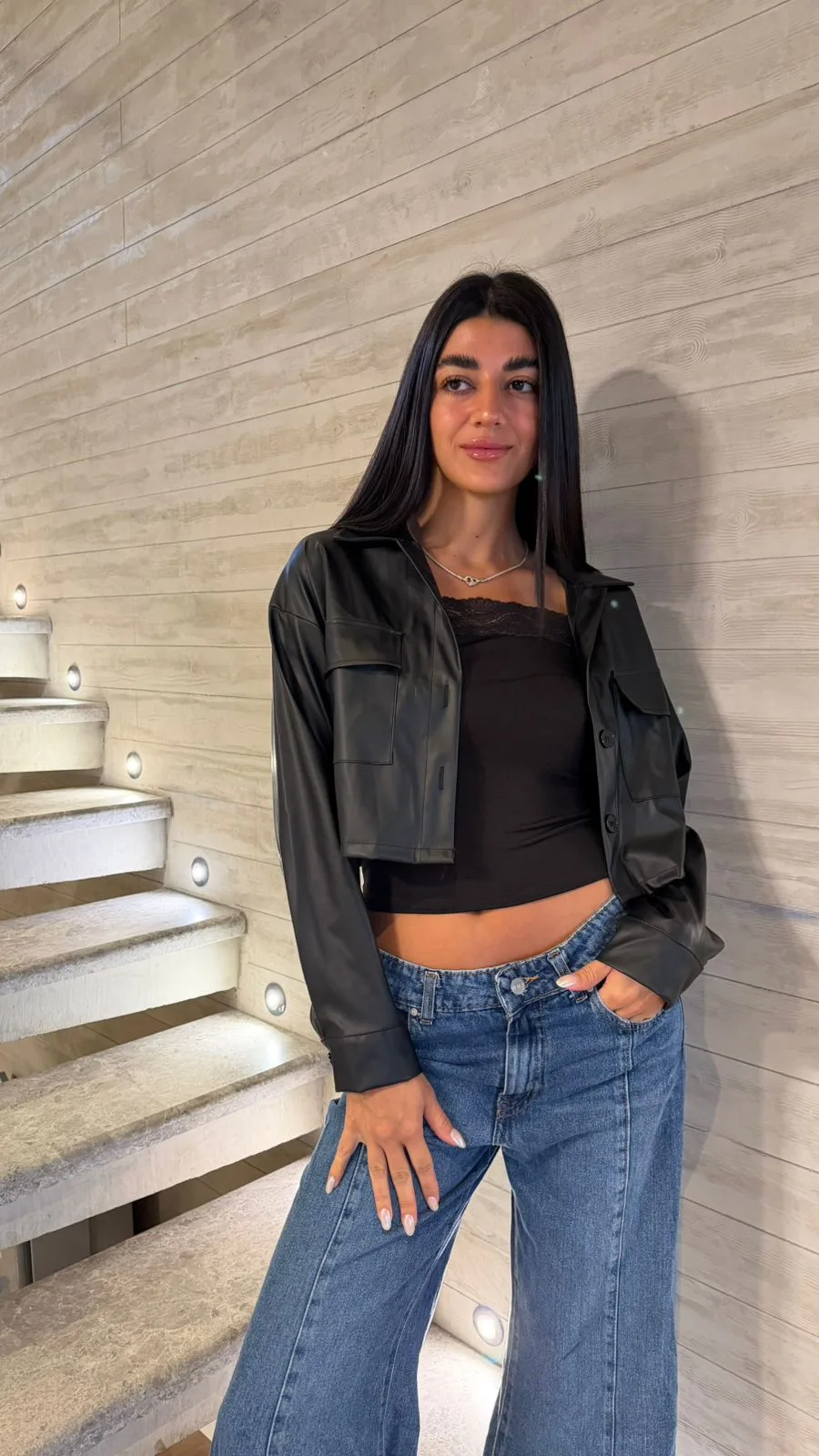 26/C09 - CAMISACO CROP - CUERINA