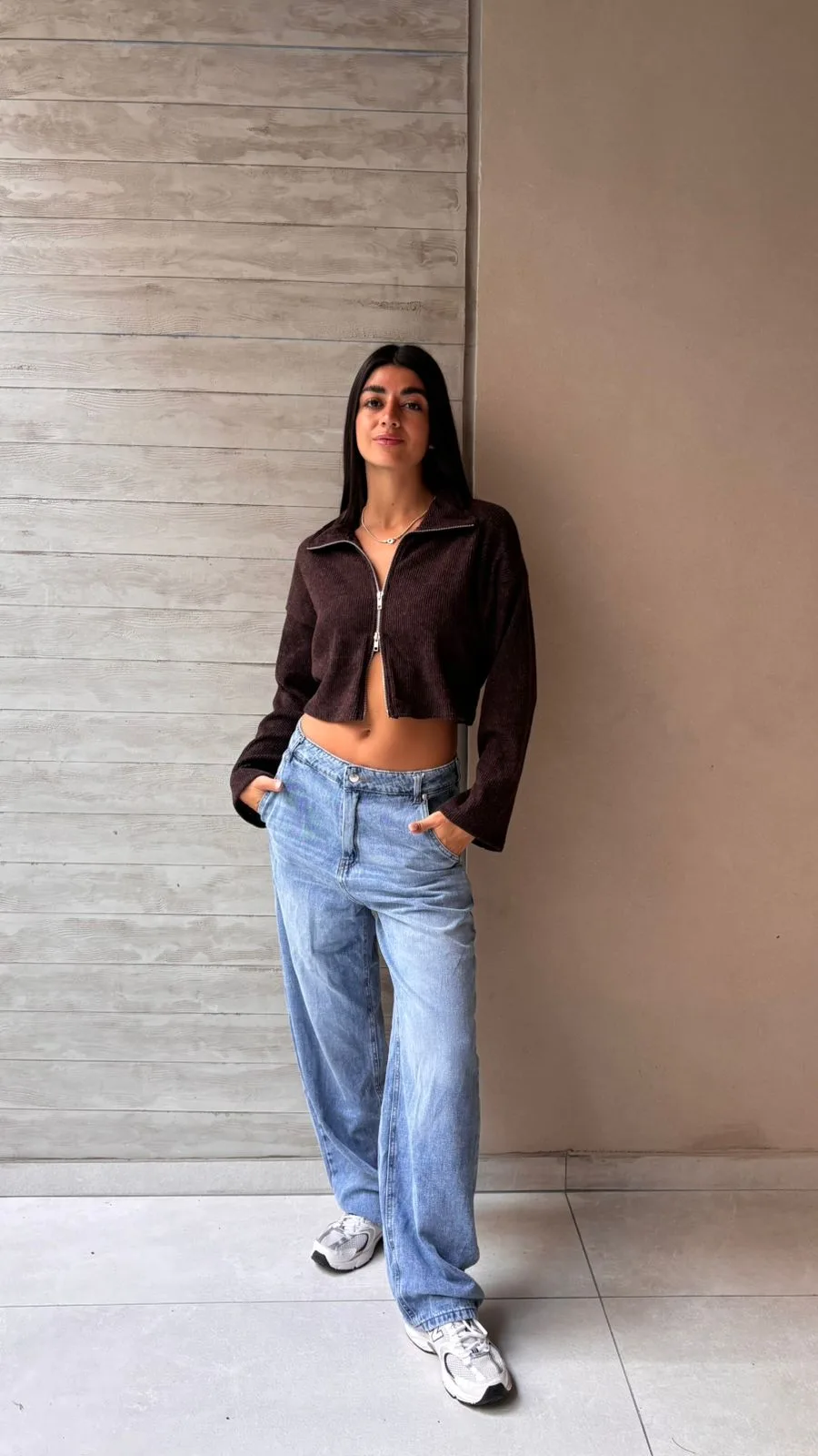 26/T65 - TOP CHOMBA DOBLE CIERRE - MORLEY LANILLA - Imagen 4