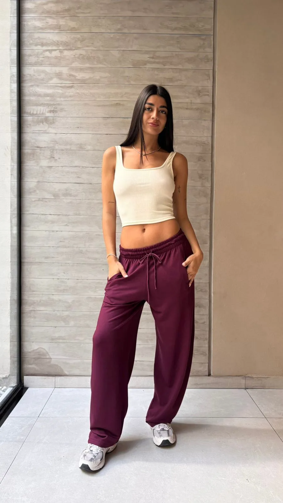 26/P23 - JOGGER BARREL FIT CORDON - RUSTICO FRIZADO