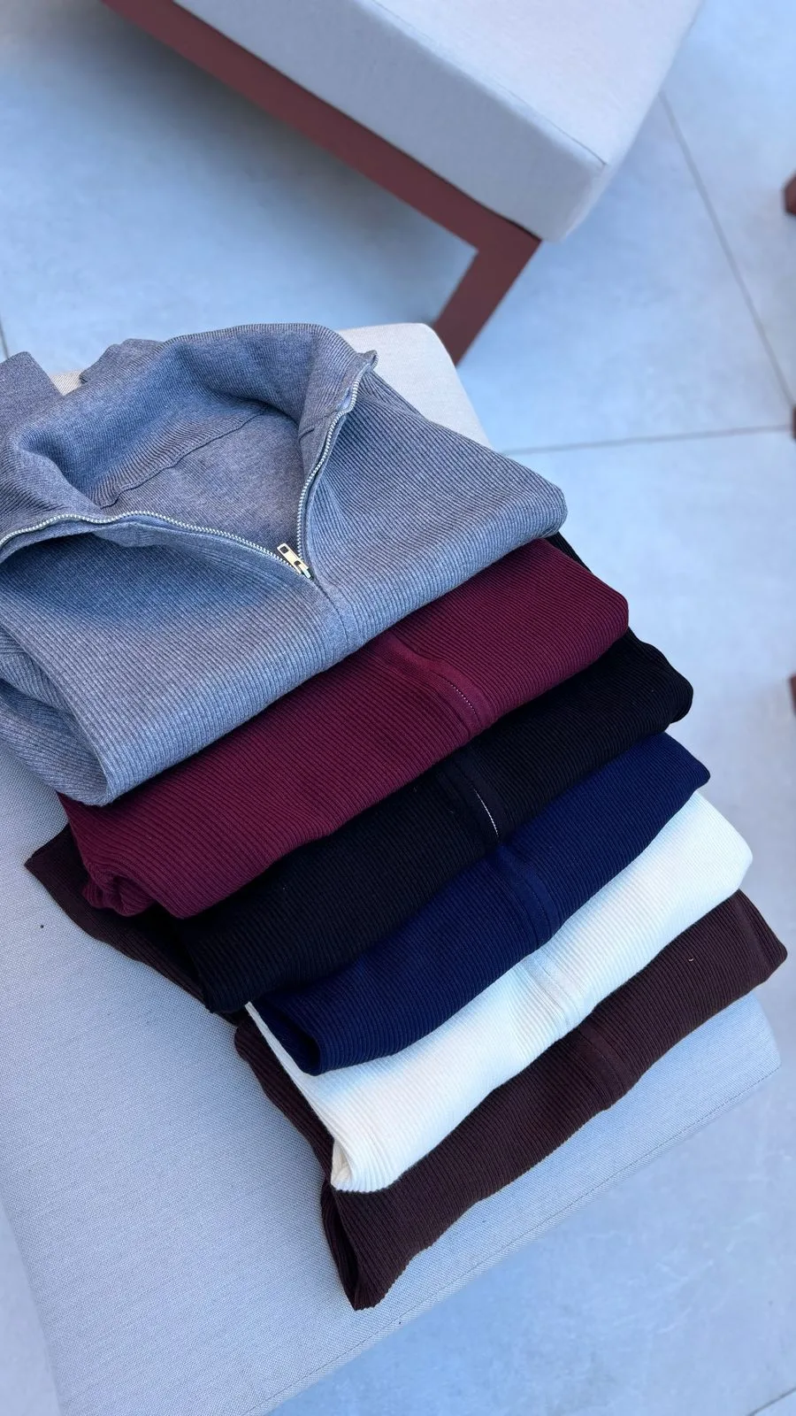 26/C17 - SWEATER DOBLE CIERRE – TEJIDO - Imagen 3