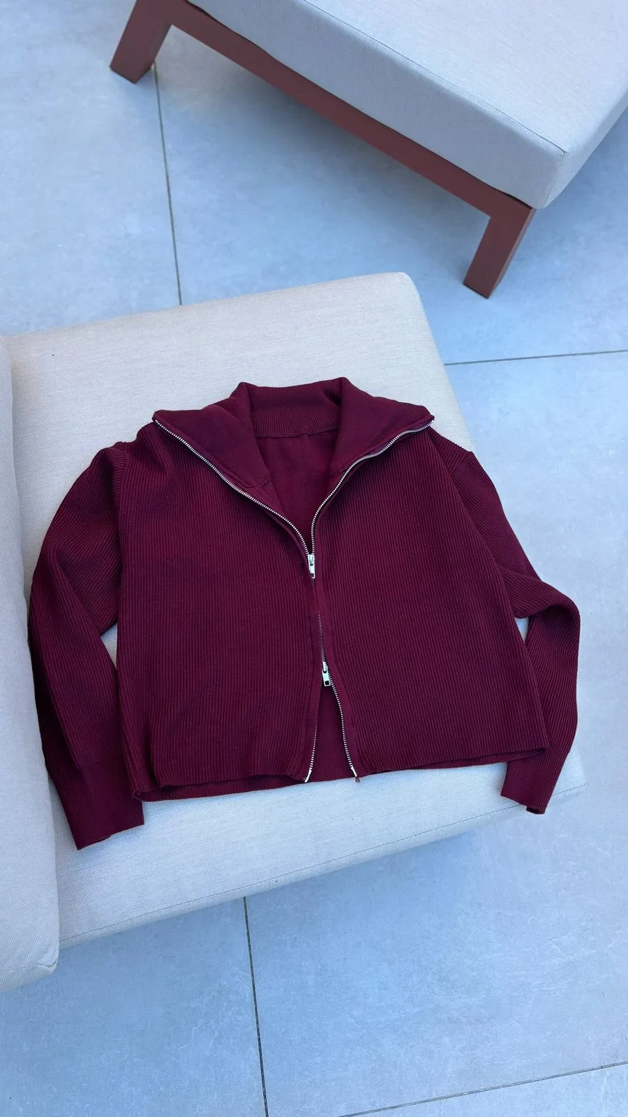 26/C17 - SWEATER DOBLE CIERRE – TEJIDO - Imagen 7