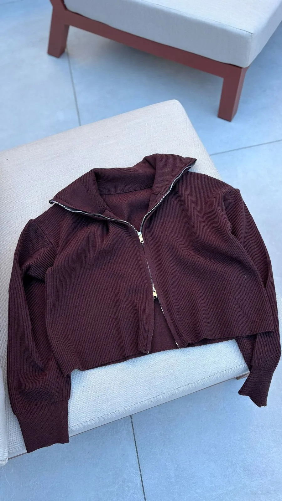 26/C17 - SWEATER DOBLE CIERRE – TEJIDO - Imagen 6