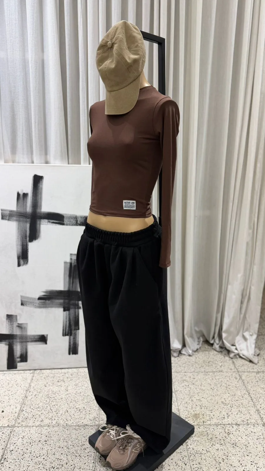 26/T112 - TOP M/L C/ETIQUETA - ALGODON LYCRA - Imagen 2