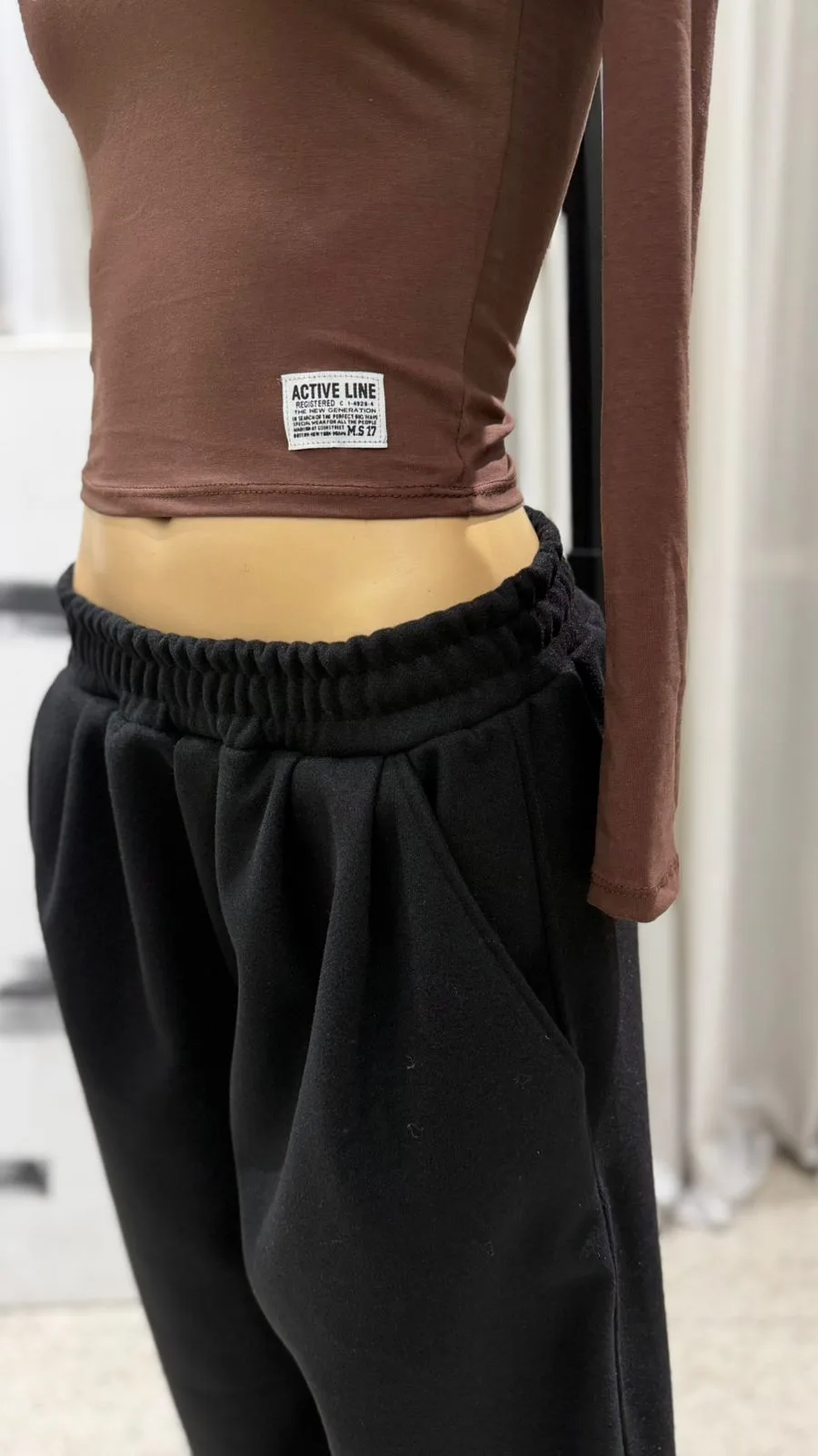 26/T112 - TOP M/L C/ETIQUETA - ALGODON LYCRA - Imagen 3