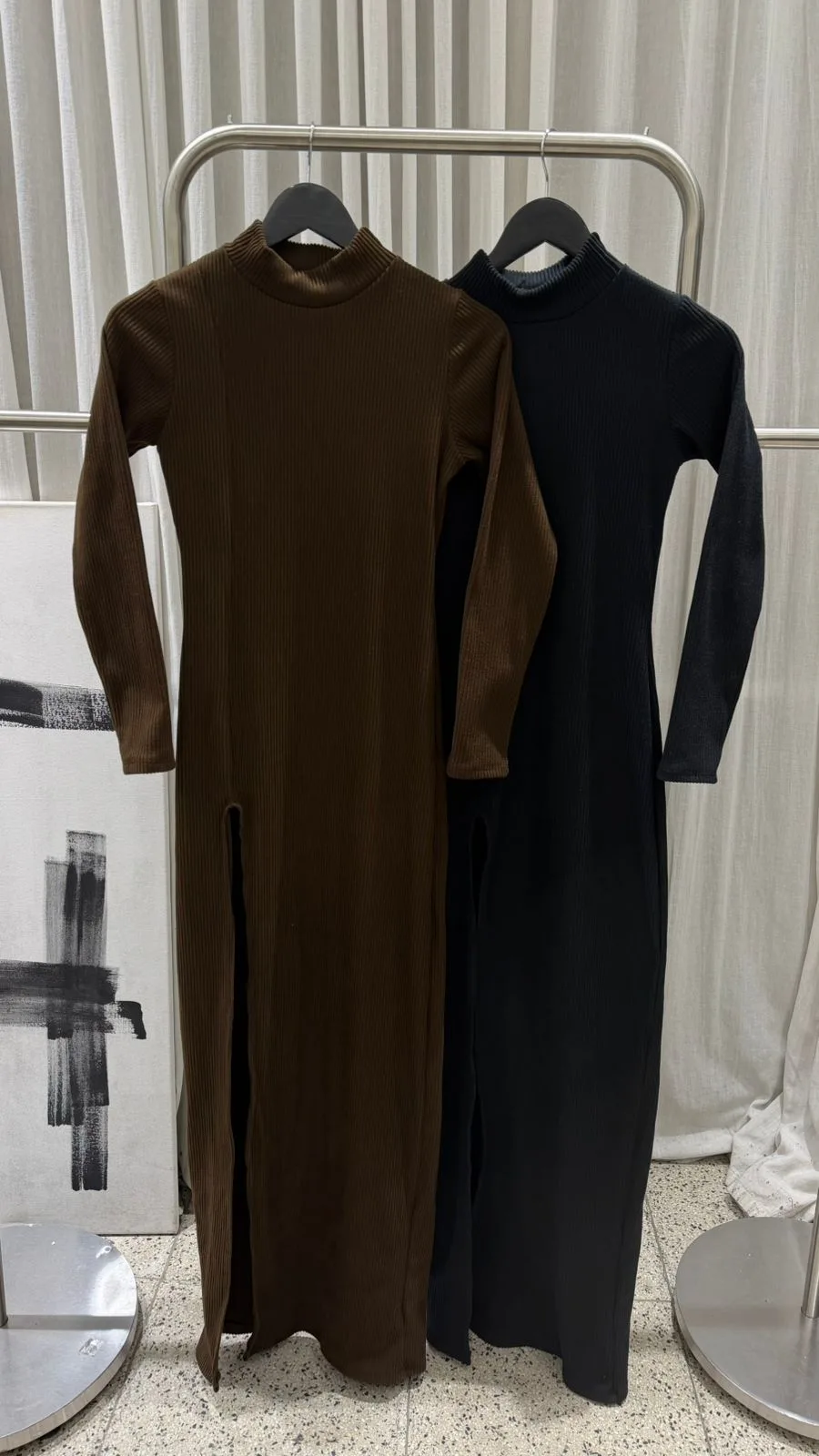 26/V48 – MAXIVESTIDO M/L TAJO – MORLEY BRUSH - Imagen 4
