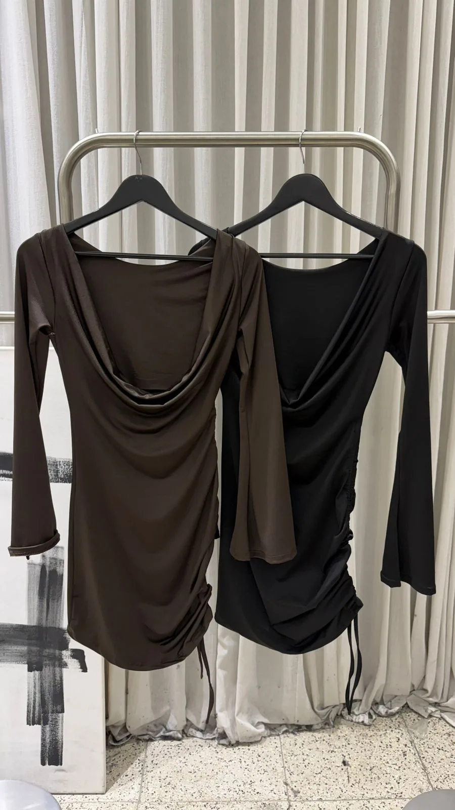 26/V39 - VESTIDO M/L MANGA OXFORD BUCHE - MICROFIBRA - Imagen 5