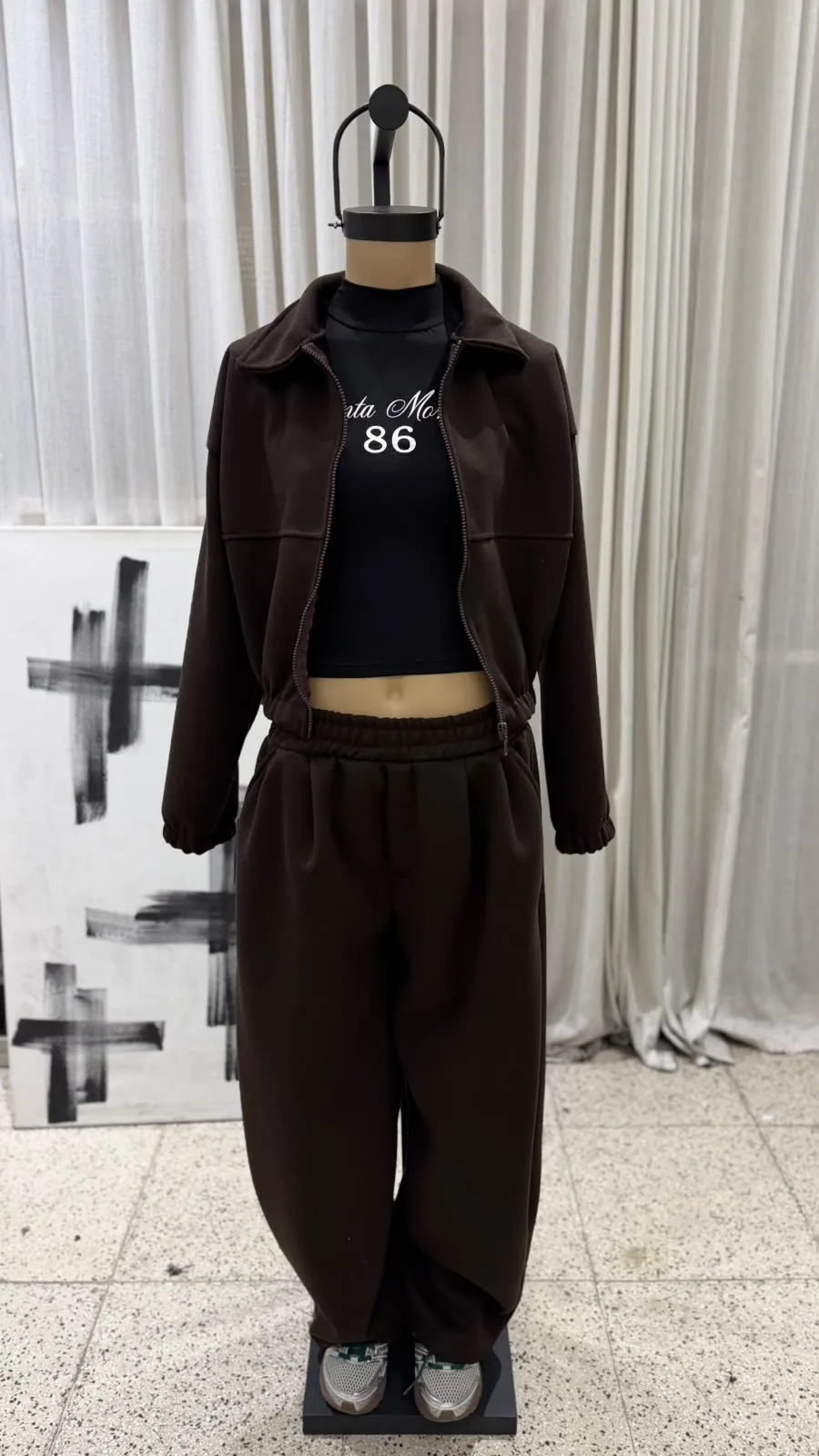 26/C18 - CAMPERA C/CIERRE Y ELASTICO - PAÑO