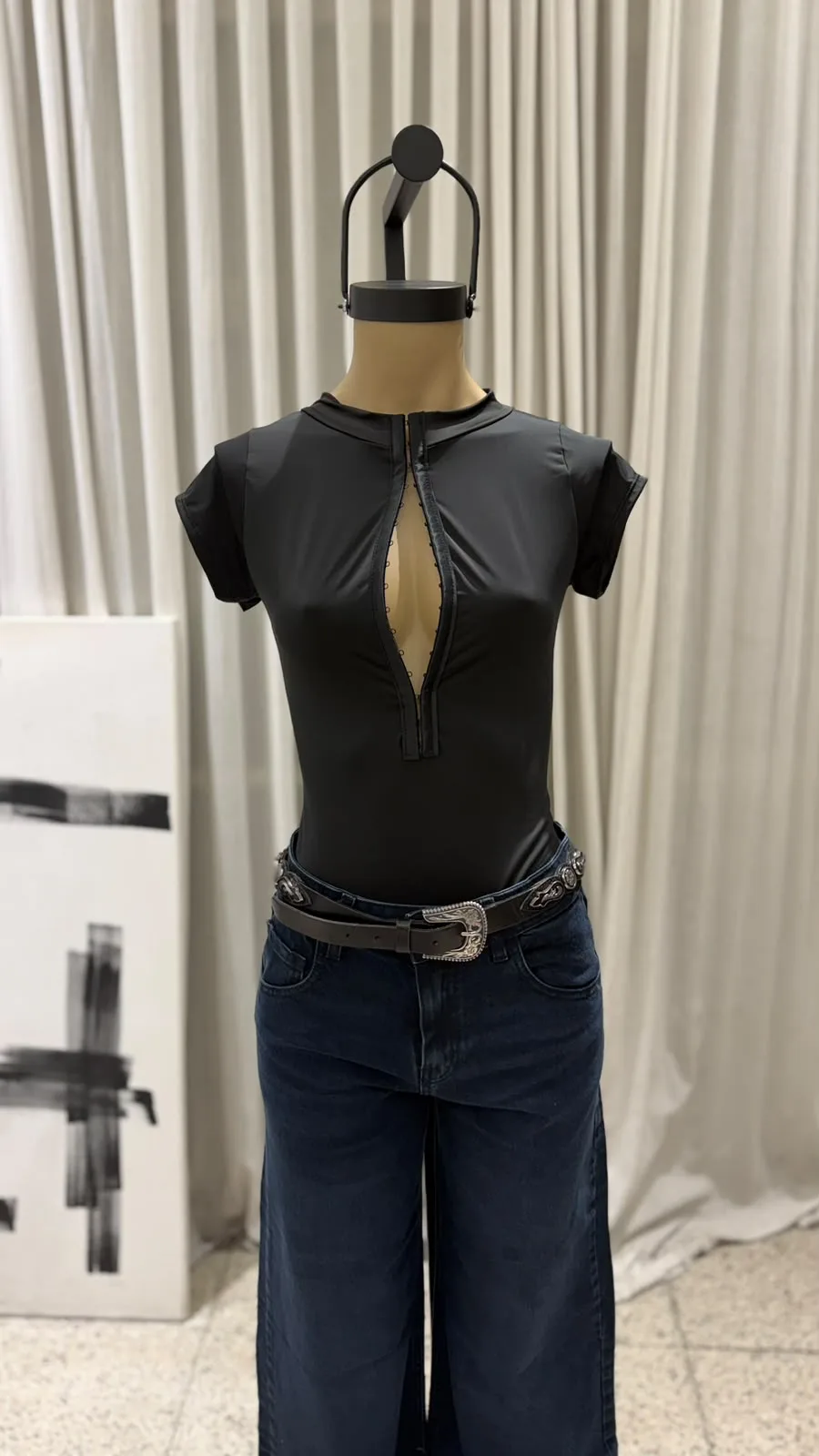 26/BB1002 - BODY M/C CORSET - MICROFIBRA