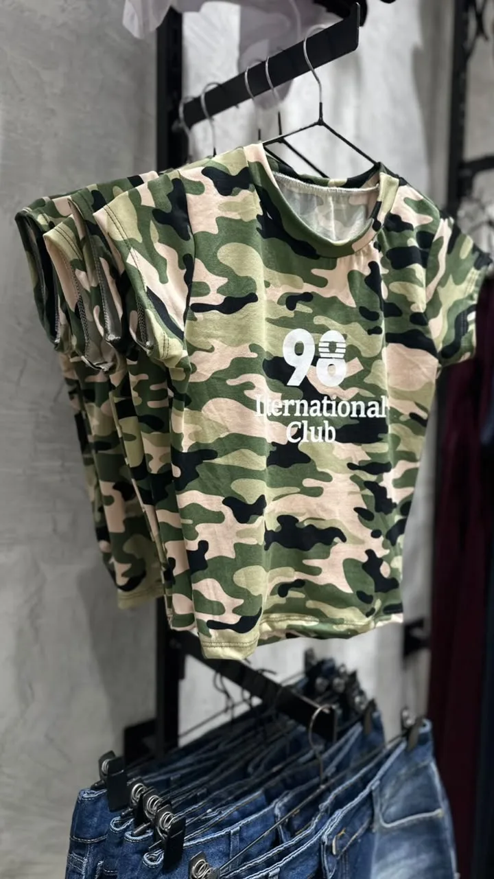 26/T325 - TOP M/C "98 INTERNATIONAL" - MODAL CAMUFLADO