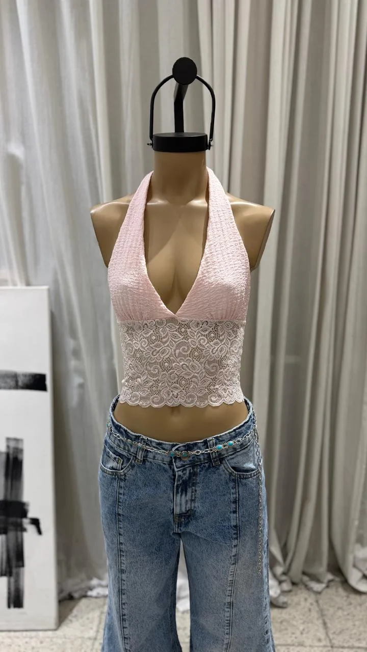 26/T281 - TOP MARILYN PUNTILLA FAJA - BAMBULA
