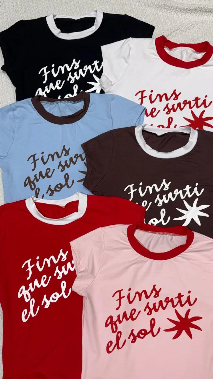 Top manga corta "fins" de algodon lycra - Malta Chic (foto 4)